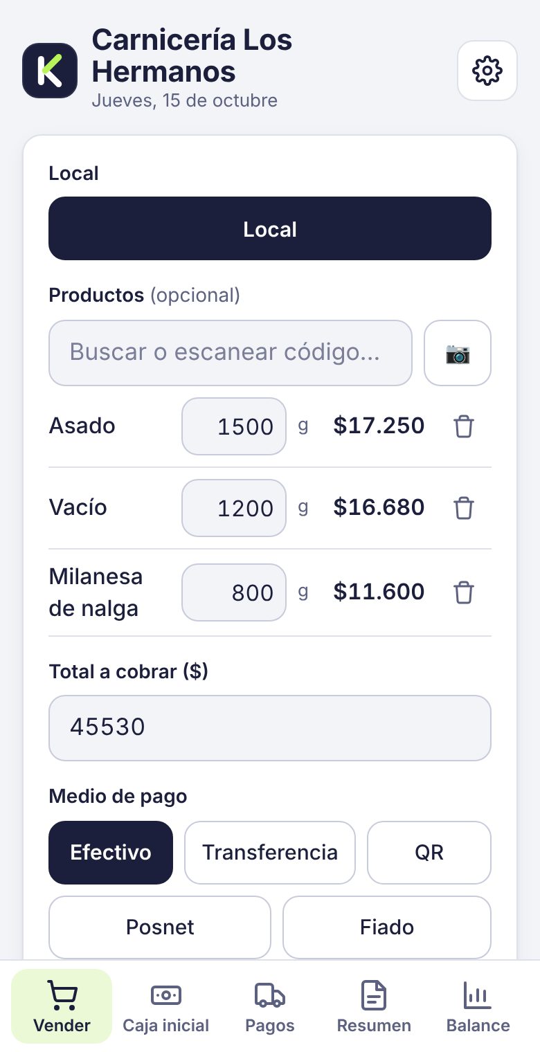 Venta en Kovo de una carnicería: asado, vacío y milanesa por kilo
